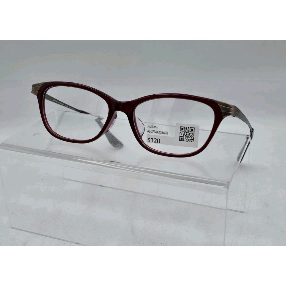 NEW Jins Red Eyeglass Frames 51 - 16-136 - 34 ALCF14A436A78
